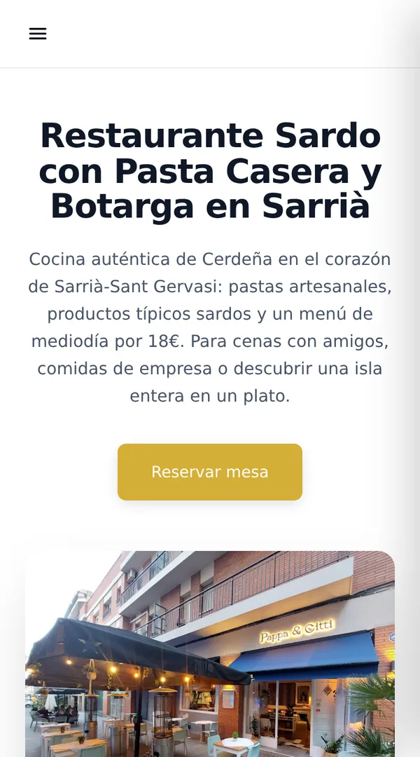 Pappa & Citti — live website